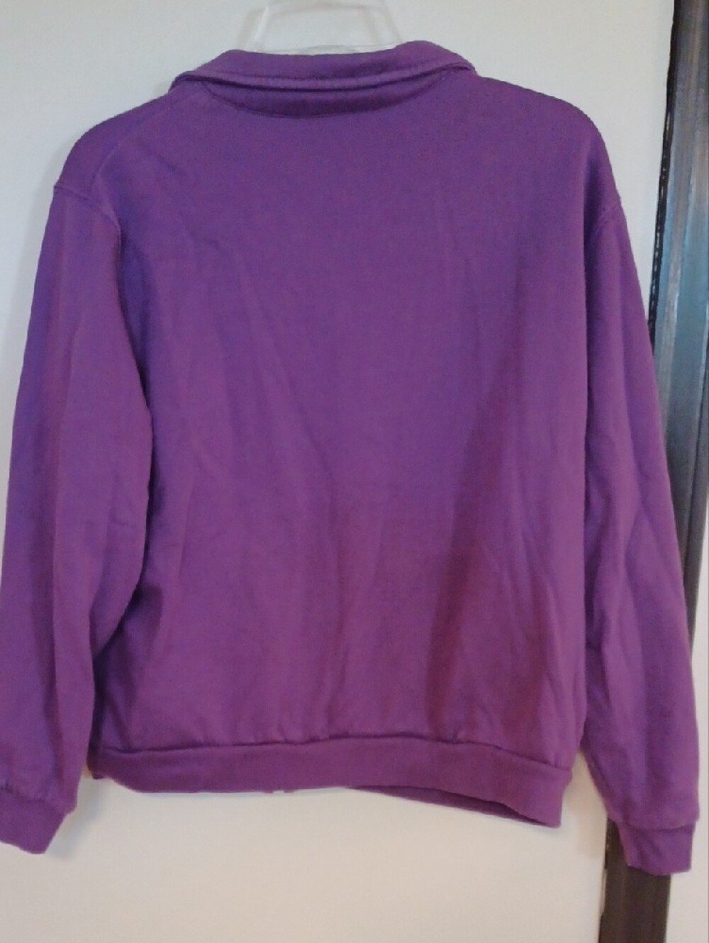 Blair Purple Lightweight Zip Front Fleece Jacket And Matching Mock Neck Top - Picture 3 of 13